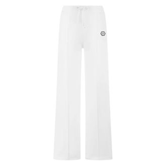 Philipp Plein Dames, Broeken, Wit, Maat: XS Fleece