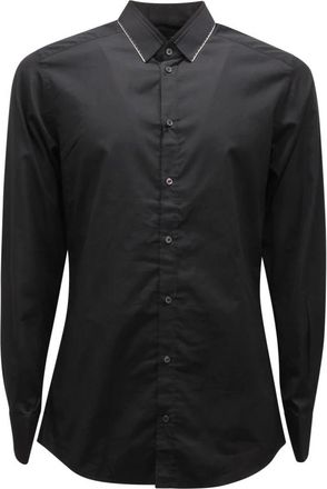 Dolce & Gabbana Gouden Overhemd - Heren - Casual Overhemden - Zwart - 3XL - Overhemden