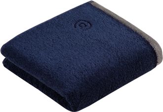Bugatti Handtuch »Prato« Uni Farben, mit melierter Optik im Saum