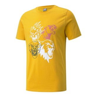 Puma 4th Quarter Short Sleeve T-Shirt Yellow 532361-06