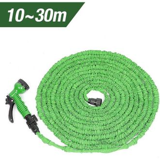 OEM Nazalus - Gran Oferta - Manguera De Jard&iacute;n Extensible Verde, De 10 M A 30 M, Pistola Y Conector Incluidos, 7 Tipos De Chorro Diferentes