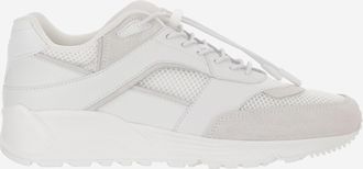 Saint Laurent Mens Sneakers Bump White Leather Trainers