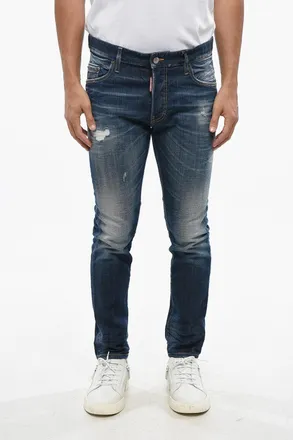 Dsquared2 Denim Stretch Vintage-Effect Jeans SUPER TWINKY 15cm Dsquared2