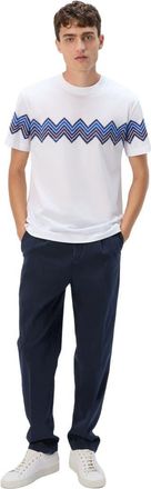 Missoni T-shirt With Maxi Chevron Insert in White at Nordstrom, Size Xx-Large