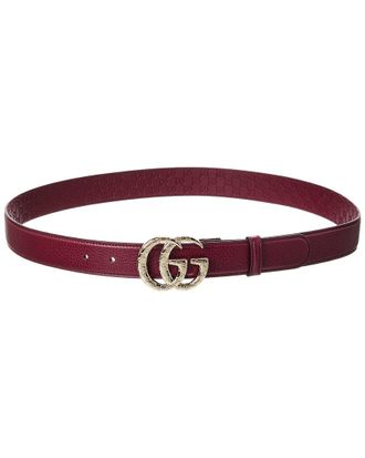Gucci Gg Marmont Leather Belt