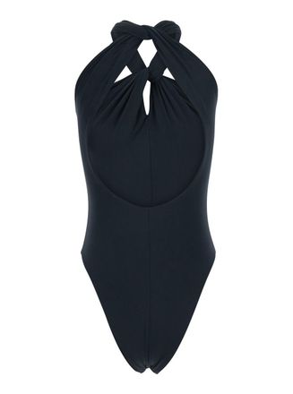 Federica Tosi Womens One-Piece Swimsuit One Piece Black Polyamide Swimwear Sea Clothing