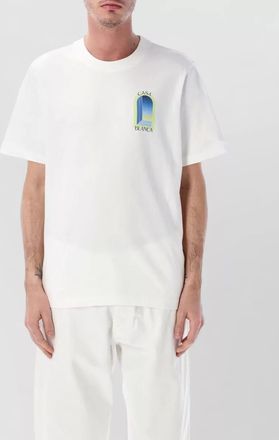 Casablanca arches graphic crew neck short sleeve t-shirt