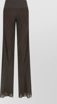 Rick Owens silk wide-leg trousers