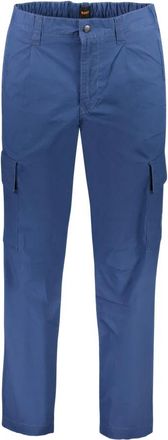 HUGO BOSS Sisla Cargo Broek - Heren - Straight fit broeken - Blauw - W31 L32 - Katoen - Broeken