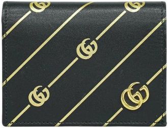 Gucci Pre-owned Lederen Portemonnee - Dames - Vintage Accessoires - Zwart - ONE Size - Leer - Vintage