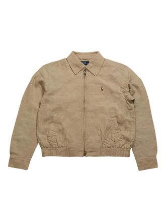Polo Ralph Lauren zip-up bomber jacket - Marrone