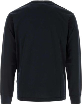 Stone Island Mens Midnight Blue Cotton T-Shirt Exterior Exterior: T-shirts And Polos