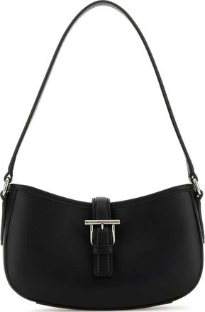 Alexander McQueen Borsa a spalla con fibbia - Nero