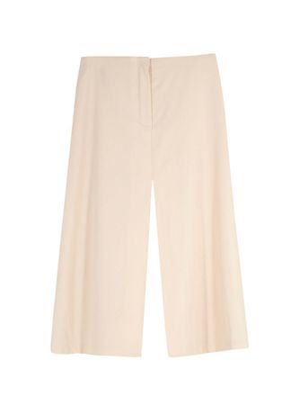 Herm&egrave;s Cream Wool Culottes Size XXS