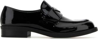 Prada Black Leather Loafers