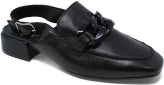 Django & Juliette Vaborys Slingback in Black Leather at Nordstrom, Size 40