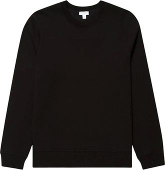 Sunspel Felpa Supima Loopback - - Sweatshirts & Hoodies - Uomo - Nero - M