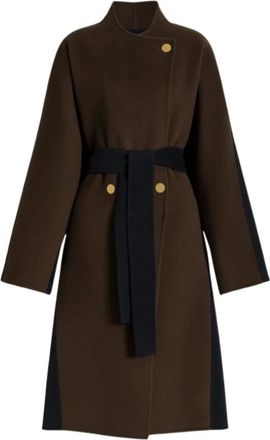 Alberta Ferretti Donna, Cappotti, Marrone, S, new