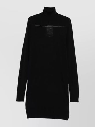 Toteme wool silk blend turtleneck midi dress