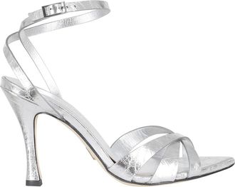 Giampaolo Viozzi Bomber - Dames - Sandalen met hakken - Grijs - 39 EU - Leer - Schoenen