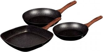 Berlinger Haus Juego De 3 Sartenes De Granito Berlinger Haus Bh-7101