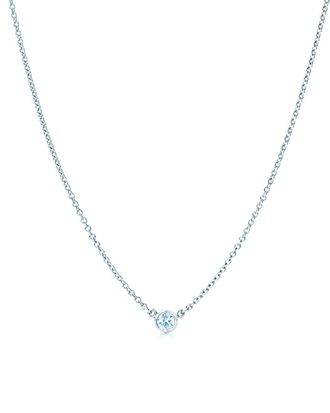 Suzy Levian 14K 0.25 Ct. Diamond Solitaire Necklace
