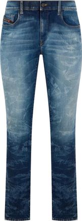 Diesel Straight Jeans, male, Blue, Size: W30 D-Strukt Jeans