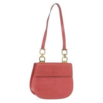 Ferragamo Pre-owned Shoulder Bags, female, Pink, Size: ONE SIZE Pre-owned Leather Shoulder Bag