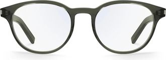Saint Laurent Eyewear Occhiali Classic 10 ovali - Verde
