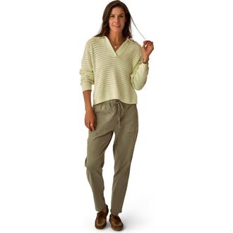 Carve Designs Zoe Twill Pant in Fatigue at Nordstrom, Size X-Large 27 Au