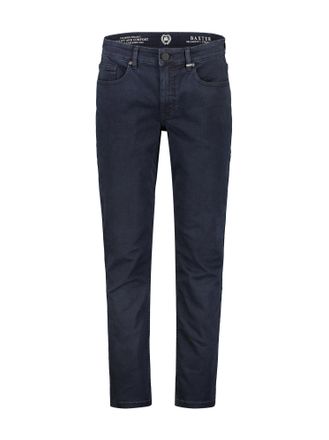 Lerros Relax-fit-Jeans LERROS LERROS BAXTER 5-Pocket Stretch-Denim, RELAXED FIT, Herren, Gr. 29, L&auml;nge 32, blau (dunkelblau), 90% Baumwolle, 8% Elastomulties