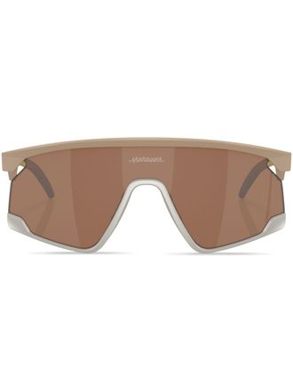 Oakley Zonnebril met oversized montuur - Bruin