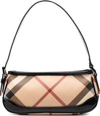 Burberry Pre-owned Burberry Supernova Check Coated Canvas Newbury Shoulder Bag Ladies AA90DH2FB8CMRKV0