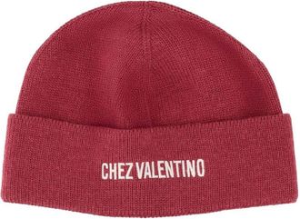 Valentino Garavani Chez Valentino Cotton And Wool Beanie