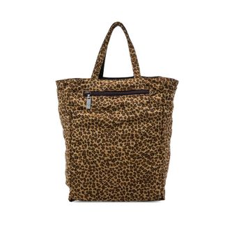 Bottega Veneta Pre-owned Bottega Veneta Nylon Reversible Leopard Print Tote Ladies JGSI9SL741XI9STQ