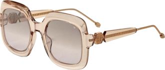 Philipp Plein Philipp Plein Mens 63mm Gunmetal Sandblast Sunglasses