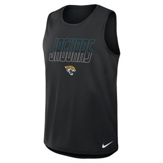 Nike Jacksonville Jaguars Nike Mens Dri-FIT NFL Tank Top in Black | 045R00A9N-YPB