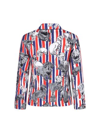 Thom Browne Womens Jackets Multicolour Silk