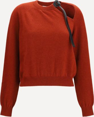 Ferragamo Maglione girocollo con dettaglio cut-out Woman M