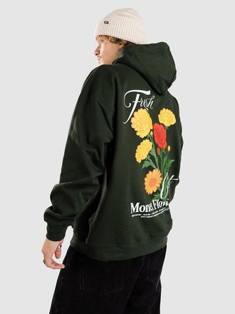 Monet Skateboards Floral Type Wrap Hoodie groen