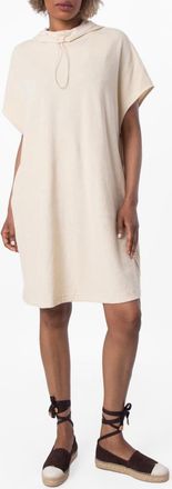Burberry Womens Towelling Hooded Cotton Dress, Size S / M