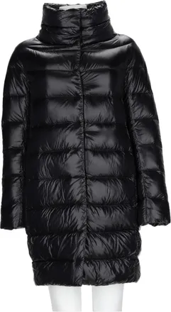 Herno Quilted Long Glossy Polyamide Down Jacket