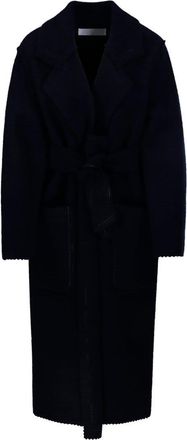 Max Mara Midnight Blue Wool Blend Jene Coat