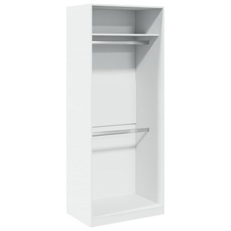 vidaXL Vidaxl - Armadio Bianco 80x50x200 Cm In Legno Multistrato