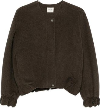 Khaite Elasticated-cuff Bomber Jacket