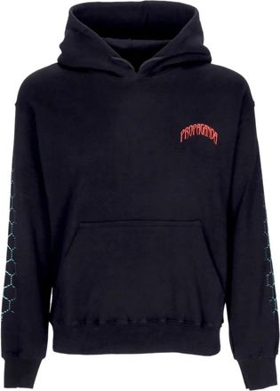 PROPAGANDA Zwarte Triangle Sting Hoodie Lange Mouw - Heren - Hoodies - Zwart - XL - Katoen - Hoodies & sweatvesten
