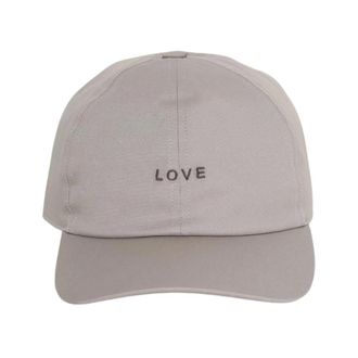 Rick Owens Love Baseball Cap - unisex - Petten - Beige - S - Katoen - Accessoires