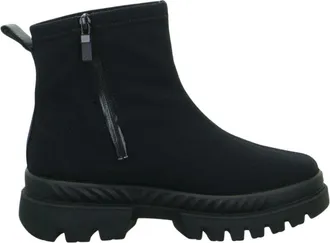 Ara Mood Enkellaarsjes - Dames - Schoenen - Zwart - Maat: 38 1/2 EU Zijde