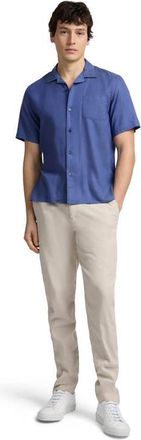 Onia Tencel Convertible Vacation Shirt in Indigo at Nordstrom, Size Xx-Small