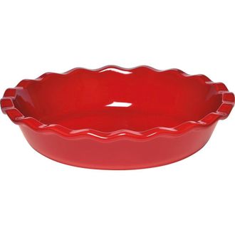 Emile Henry Made in France HR Ceramic 9-inch Pie Dish in Red at Nordstrom